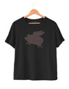 WINGS - Women's Boxy Tee in Butter Soft Cotton/Modal
