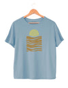 SUNSET - Women's Boxy Tee in Butter Soft Cotton/Modal