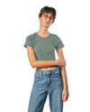Women's Crop Tee in Cotton/Modal Blend