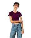 Women's Crop Tee in Cotton/Modal Blend
