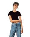 Women's Crop Tee in Cotton/Modal Blend
