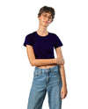 Women's Crop Tee in Cotton/Modal Blend