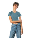 Women's Crop Tee in Cotton/Modal Blend