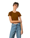 Women's Crop Tee in Cotton/Modal Blend