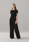 Women's Fitted Tee + PJ Pants Set in Cotton/Modal
