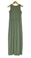 Modal/Cotton Maxi Dress with Pockets