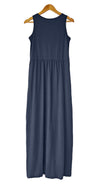 Modal/Cotton Maxi Dress with Pockets