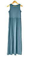 Modal/Cotton Maxi Dress with Pockets