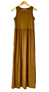 Modal/Cotton Maxi Dress with Pockets