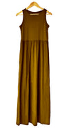 Modal/Cotton Maxi Dress with Pockets